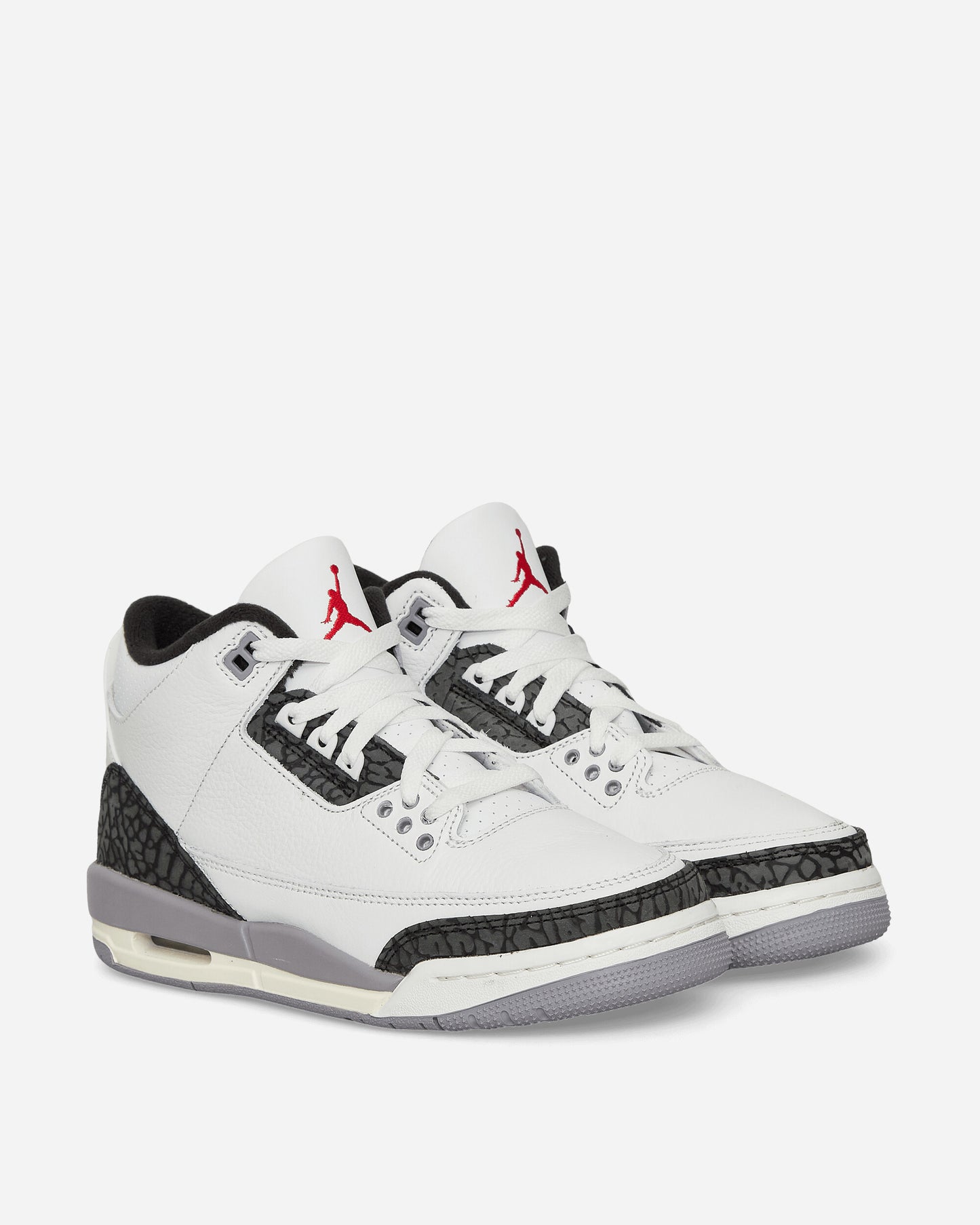 Nike Jordan Air Jordan 3 Retro (Gs) Summit White/Fire Red Sneakers Mid DM0967-106