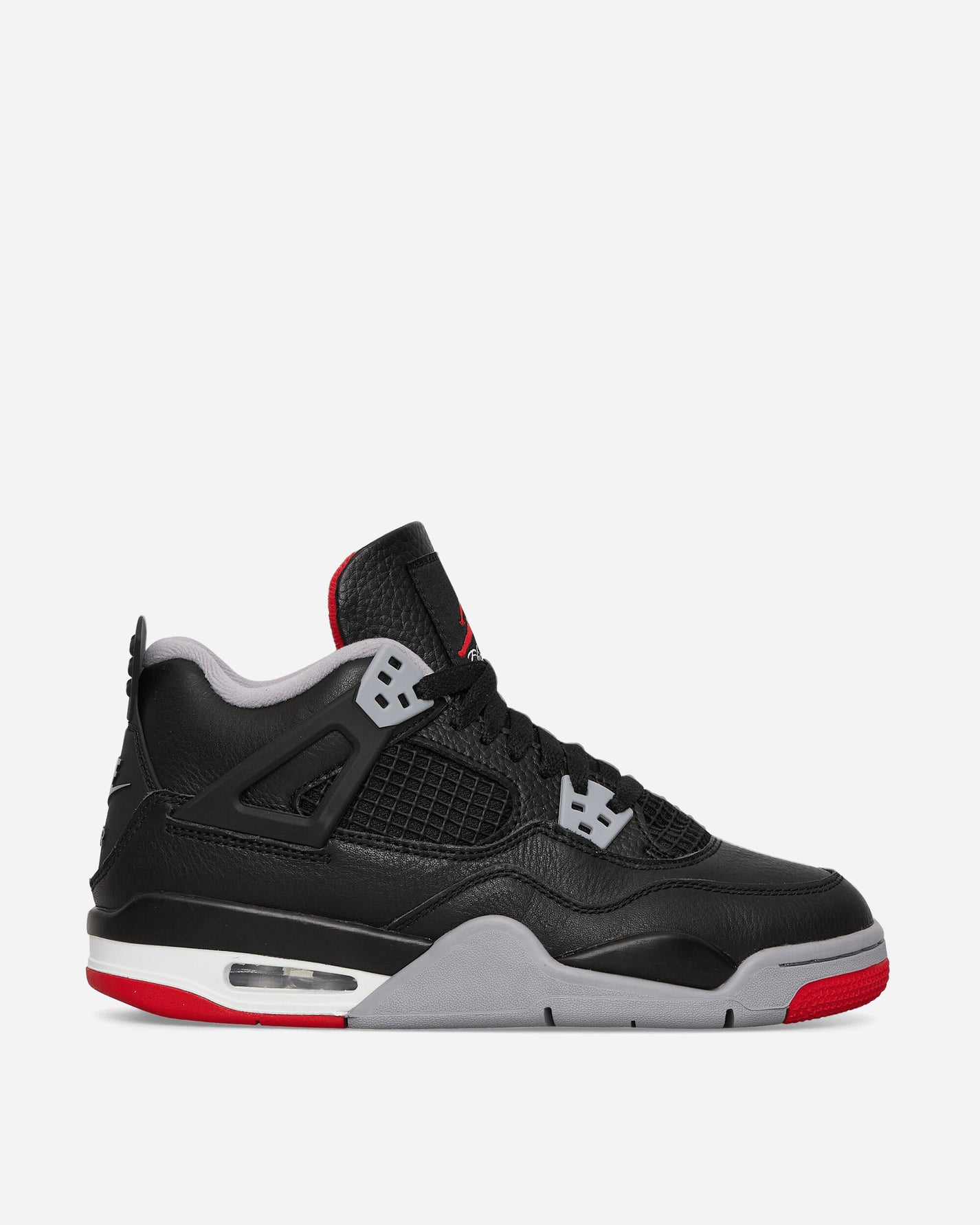 Nike Jordan Air Jordan 4 Retro (Gs) Black/Fire Red Sneakers Mid FQ8213-006