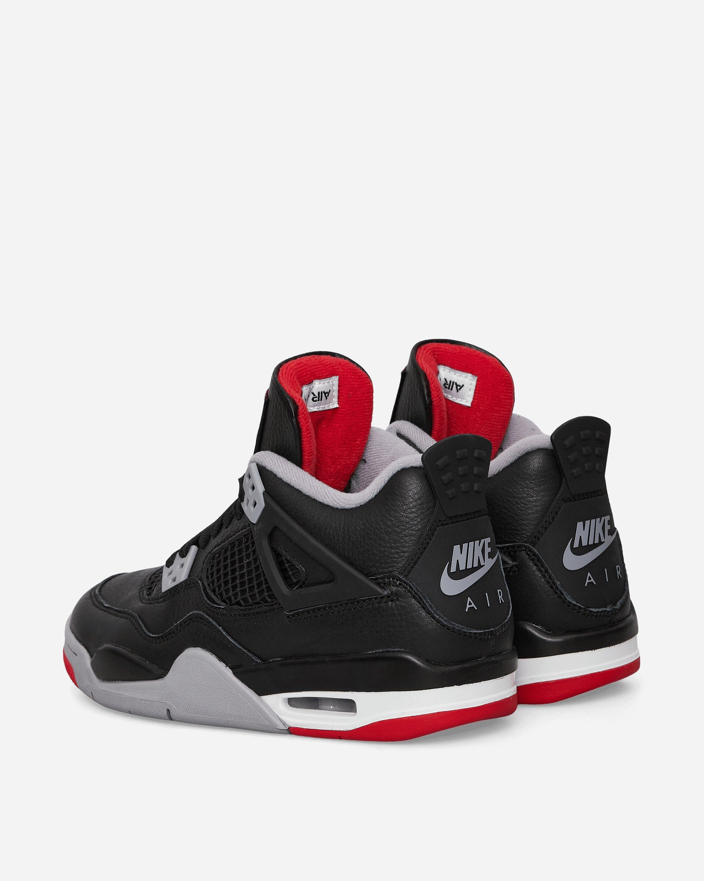 Nike Jordan Air Jordan 4 Retro (Gs) Black/Fire Red Sneakers Mid FQ8213-006