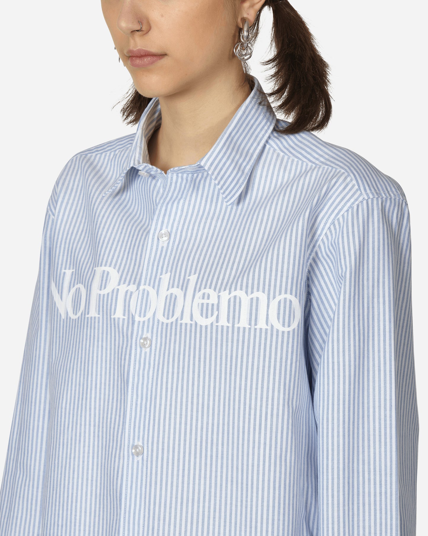 No Problemo No Problemo Oxford Shirt Blue Shirts Longsleeve Shirt NPAR40101 BLUE