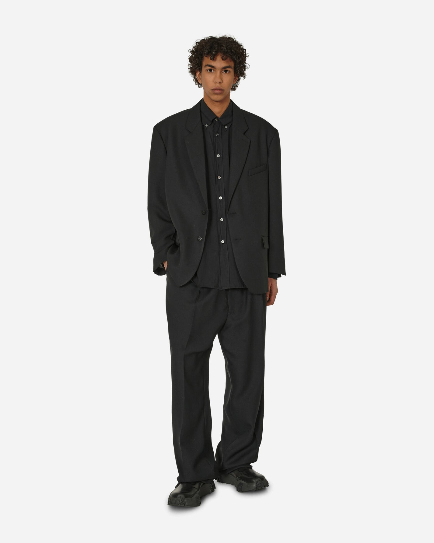 Our Legacy Borrowed Bd Shirt Black Voile Shirts Longsleeve Shirt MR192BB 001