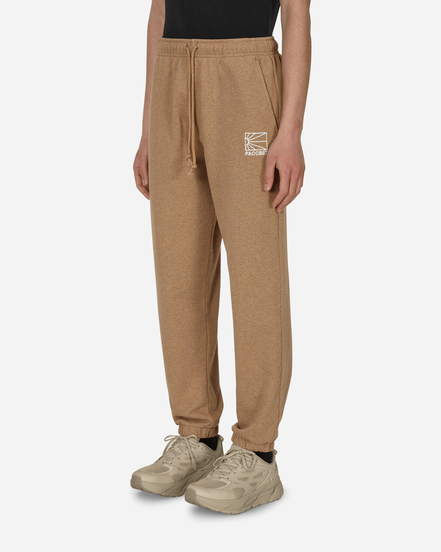 Paccbet Logo Sweatpants Knit Khaki Brown  Pants Sweatpants PACC10P011 1