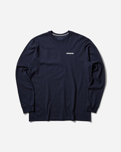 Patagonia M'S L/S P-6 Logo Responsibili-Tee New Navy T-Shirts Longsleeve 38518 NENA