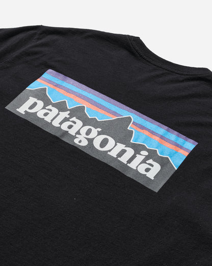 Patagonia M'S P-6 Logo Responsibili-Tee Black T-Shirts Shortsleeve 38504 BLK