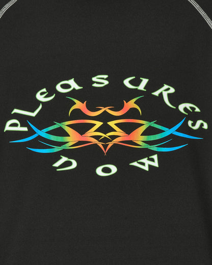 Pleasures Adventure Raglan Sport Shirt Black T-Shirts Shortsleeve P24SU028 BLACK