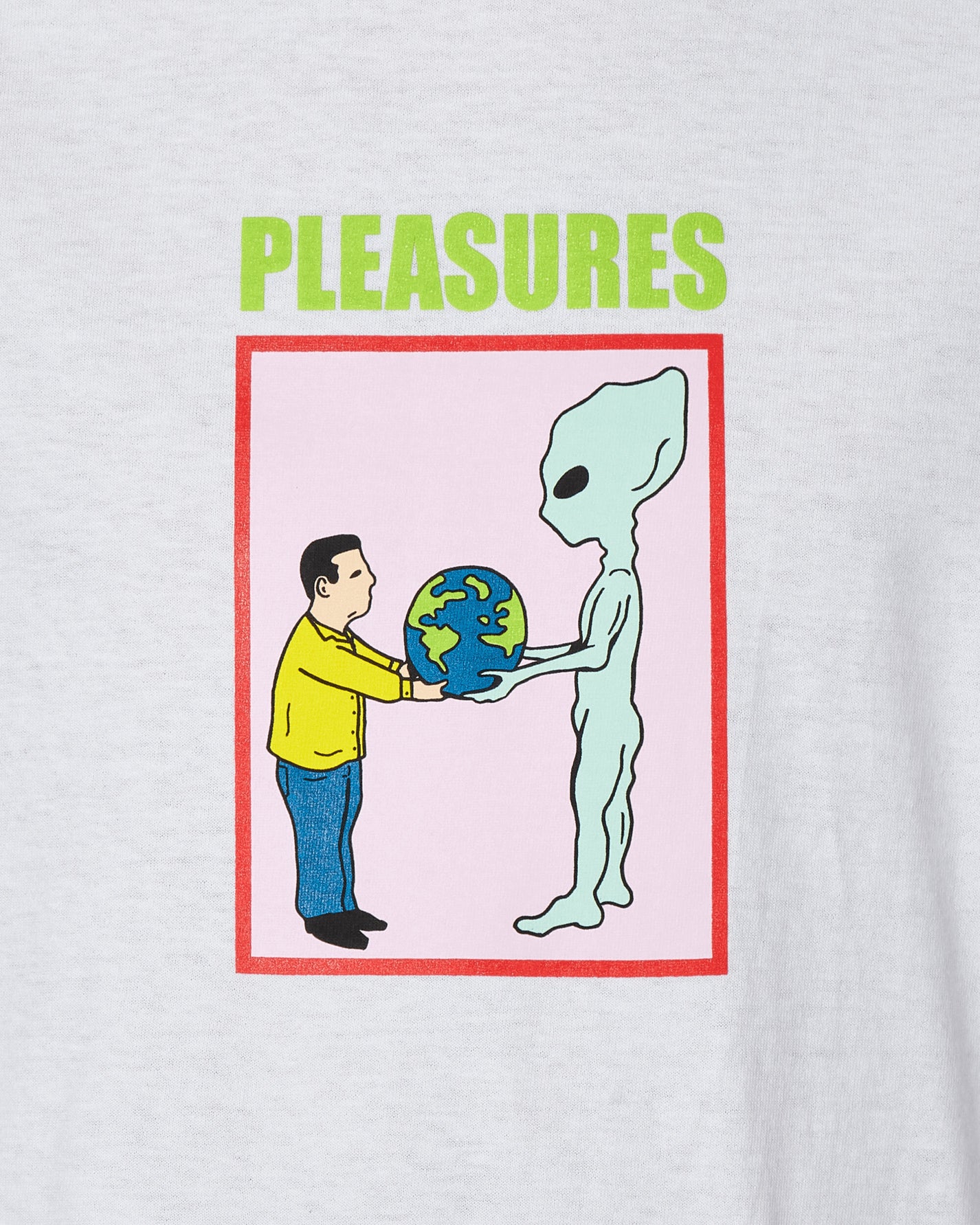 Pleasures Gift T-Shirt White T-Shirts Shortsleeve 9233393 WHITE