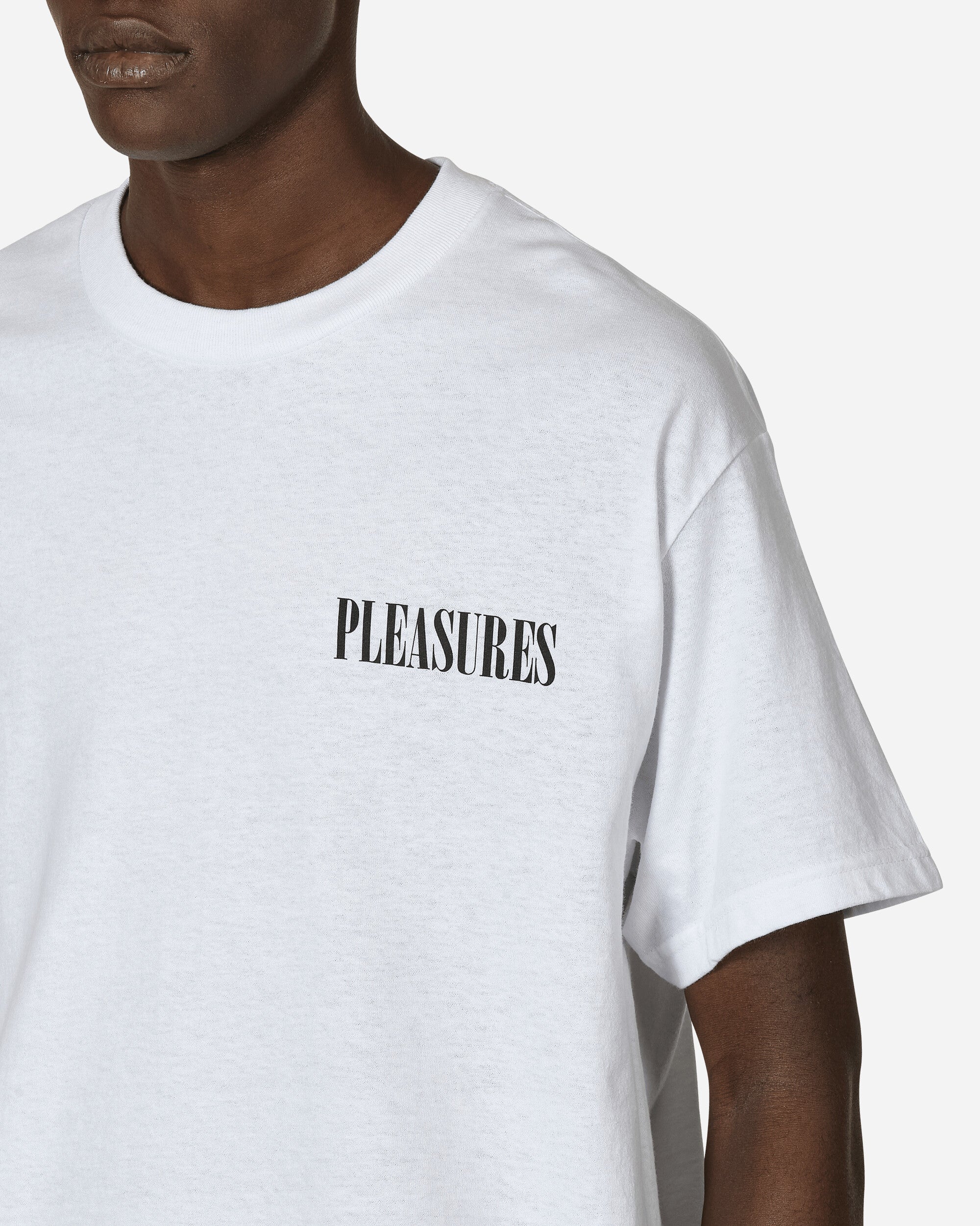 Pleasures Vertical T-Shirt White T-Shirts Shortsleeve 9505038 WHITE