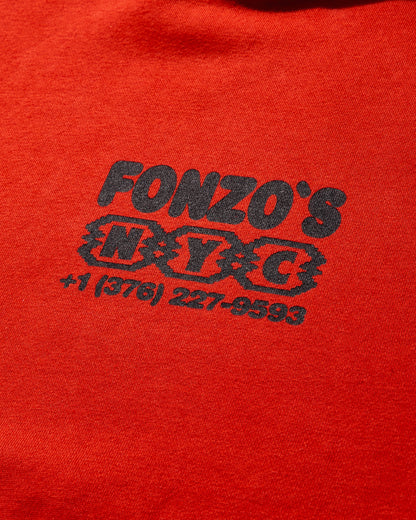 Public Possession Fonzo Hoodie Bright Red Sweatshirts Hoodies PPMODA24-113  1