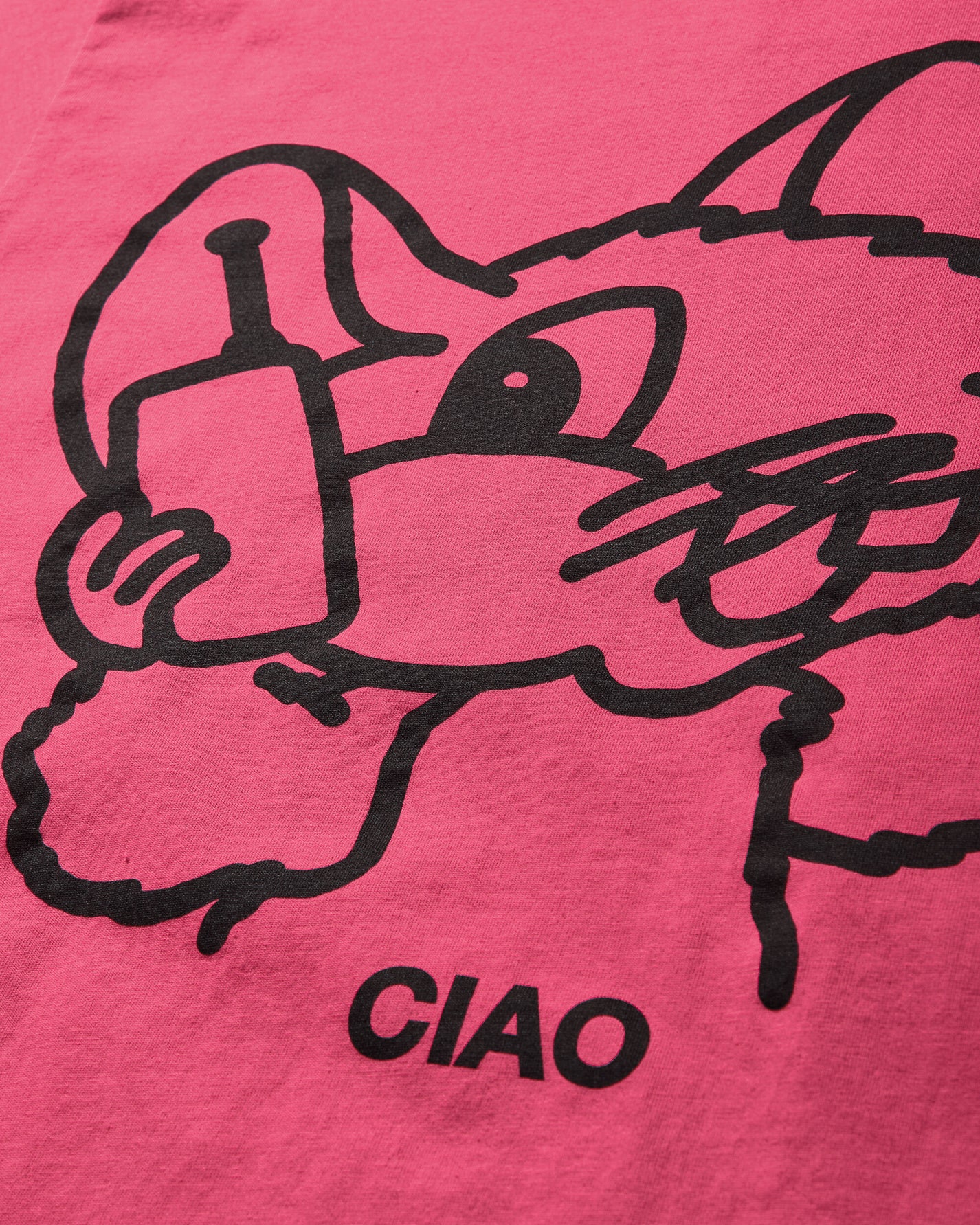 Public Possession Ciao Ciao T-Shirt Cherry Pink T-Shirts Shortsleeve PPMODA24-100 1