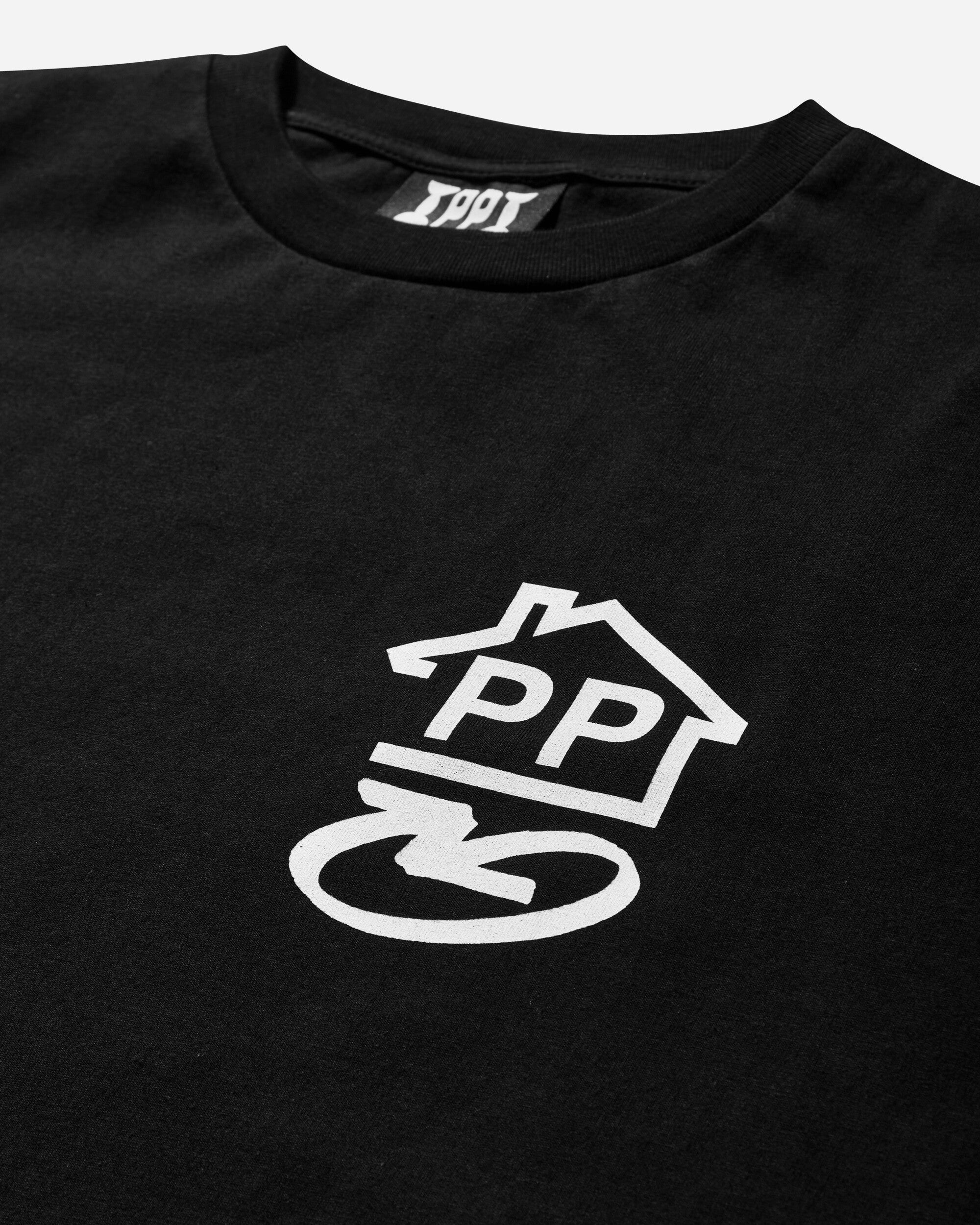 Public Possession P.P. Logistik T-Shirt Anthracite Black T-Shirts Shortsleeve PPMODA24-105  1