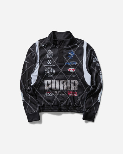 Puma Puma X A$Ap Rocky Distressed Sweat Shirt Puma Black Sweatshirts Zip-Ups 631126-01