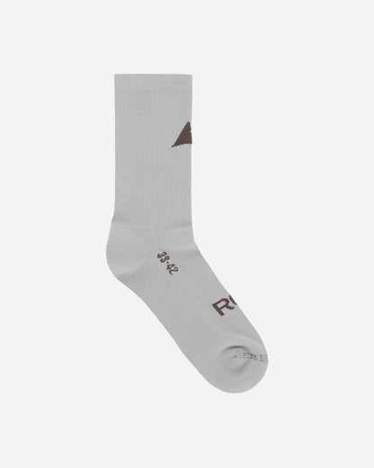 ROA Logo Socks Dirty White Underwear Socks RBMW0408YA51 WTH0013