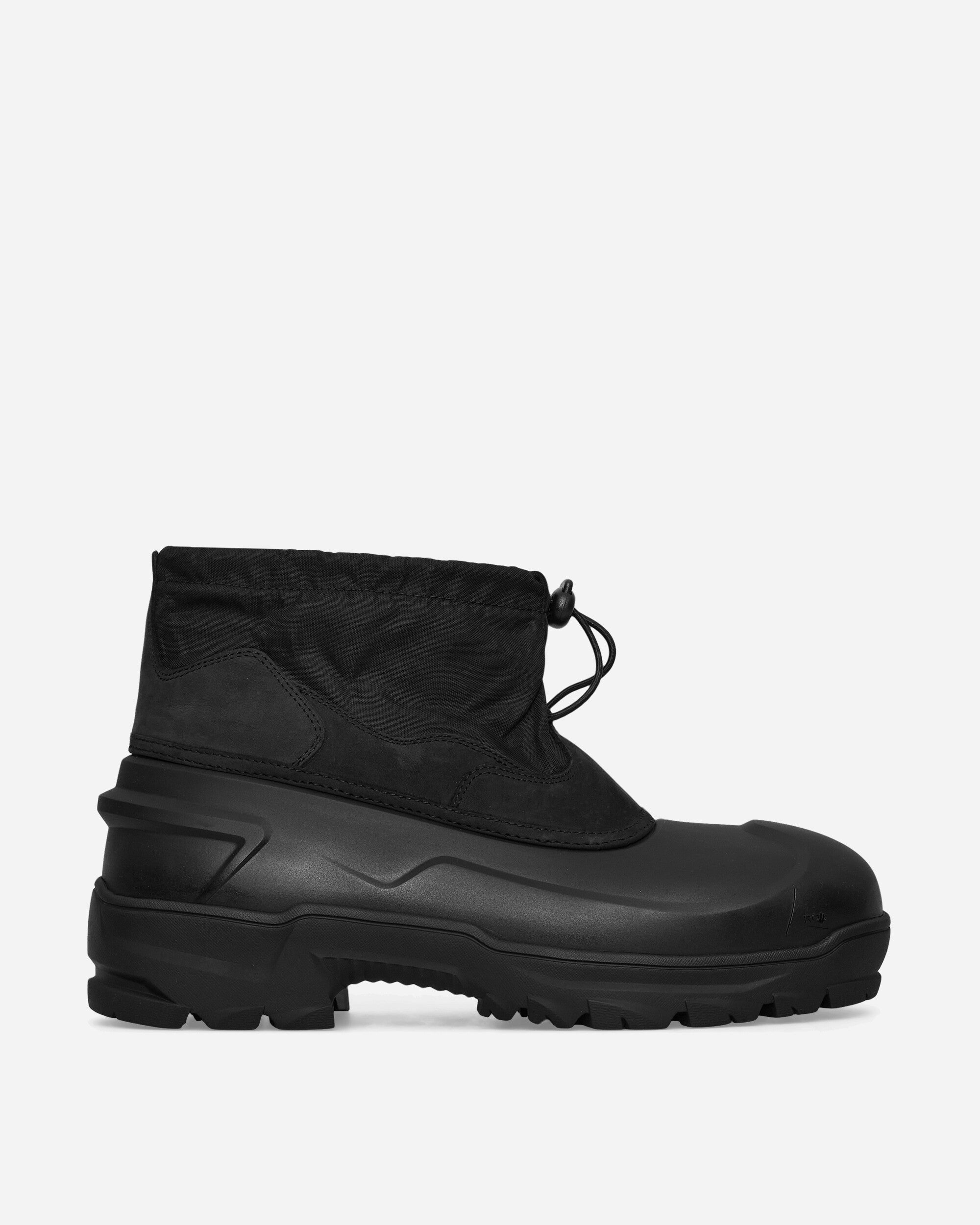 ROA Low Top Rubber Boot Black Boots Mid Boot NBUW179FA41 BLK0001