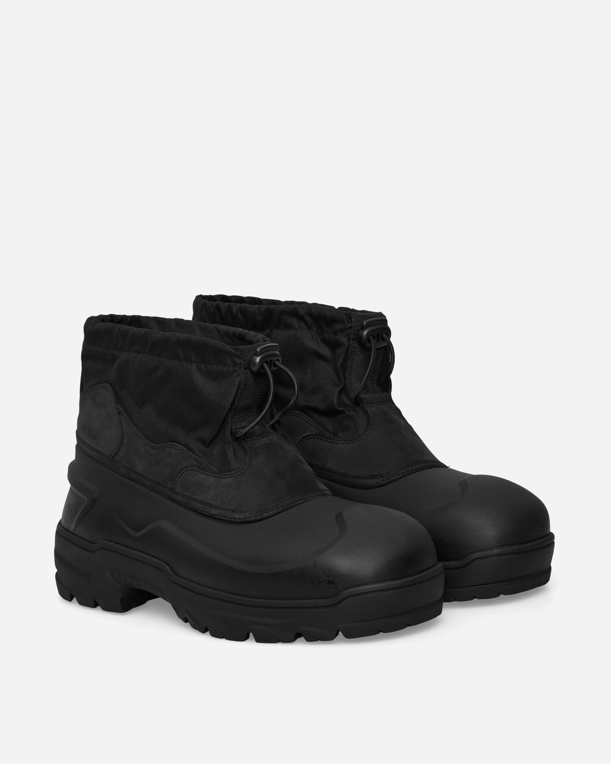 ROA Low Top Rubber Boot Black Boots Mid Boot NBUW179FA41 BLK0001