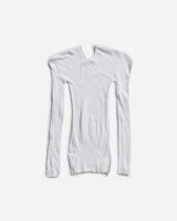 R & M Leathers Wmns Web Top White T-Shirts Longsleeve RMWTBW16 WHITE