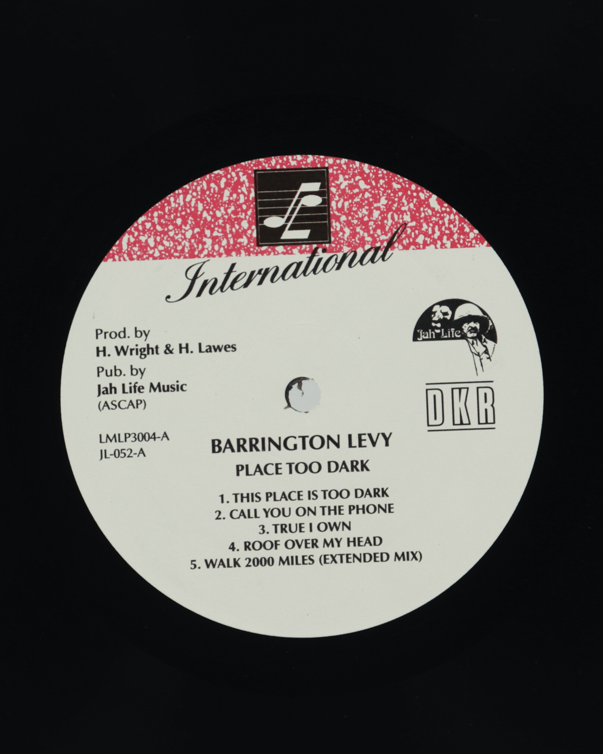 Rush Hour Barrington Levy - Place Too Dark Multicolor Music Vinyls JL052 1