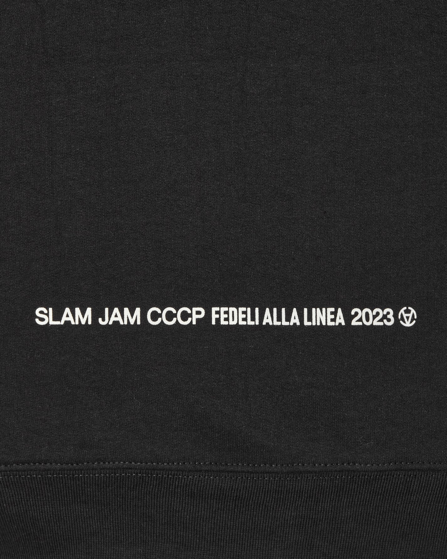 Slam Jam Fedeli Alla Linea 1984-2024 Hoodie Black Sweatshirts Hoodies BBMW035JY30 BLK0001