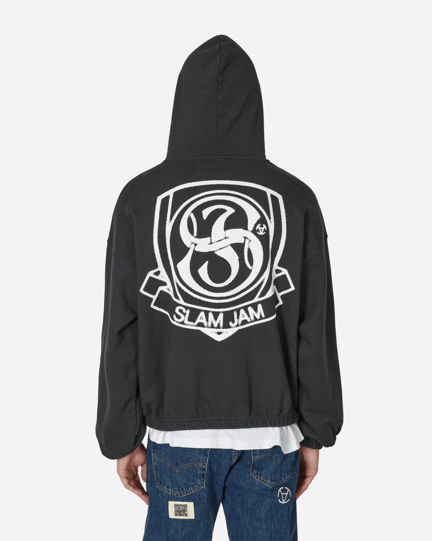 Slam Jam Masked Hoody X Slam Jam Dark Grey Sweatshirts Hoodies UBMW020JY10NEW GRY0003