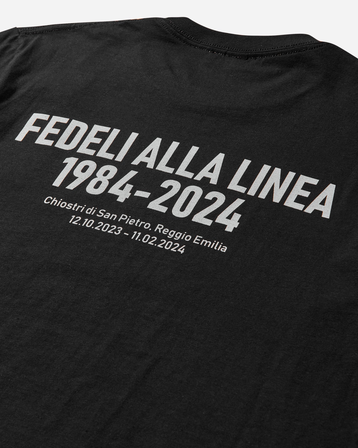 Slam Jam Fedeli Alla Linea 1984-2024 Tee Black T-Shirts Shortsleeve BBMW034JY29 BLK0001