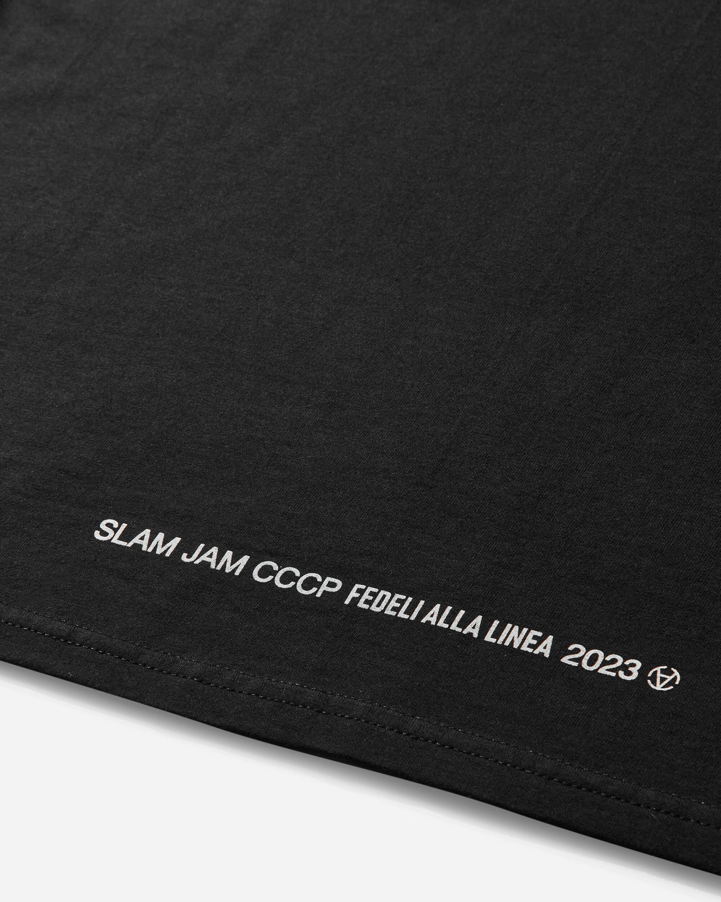 Slam Jam Produci Consuma Crepa Tee Black T-Shirts Shortsleeve BBMW034JY28 BLK0001