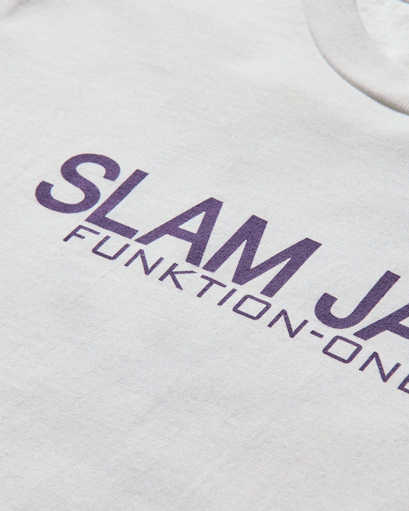 Slam Jam Slam Jam Funktion-One Tee Ss White T-Shirts Shortsleeve BBMW042FA09 WTH0001