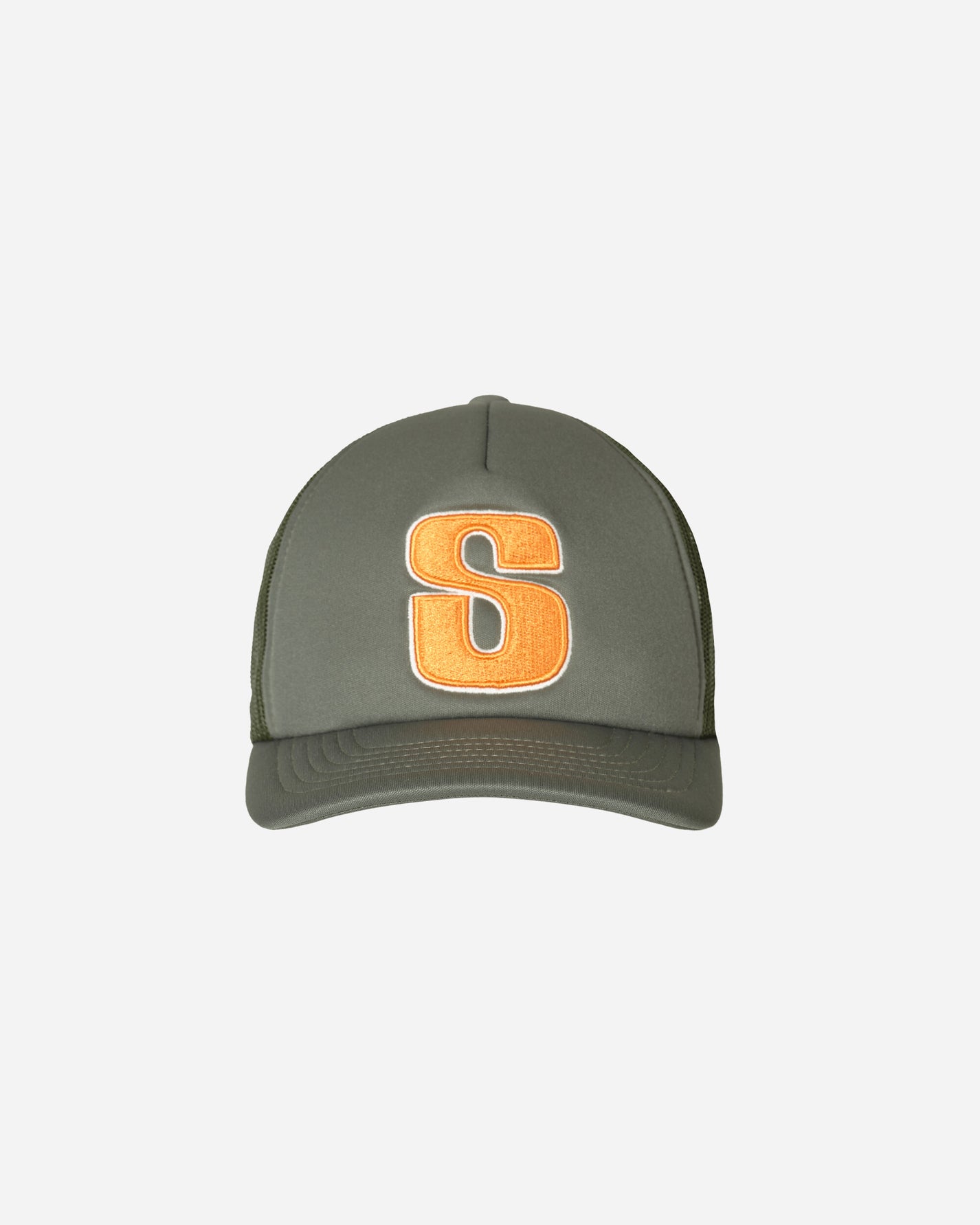 Stüssy Big S Trucker Cap Olive Hats Caps 1311132 0403