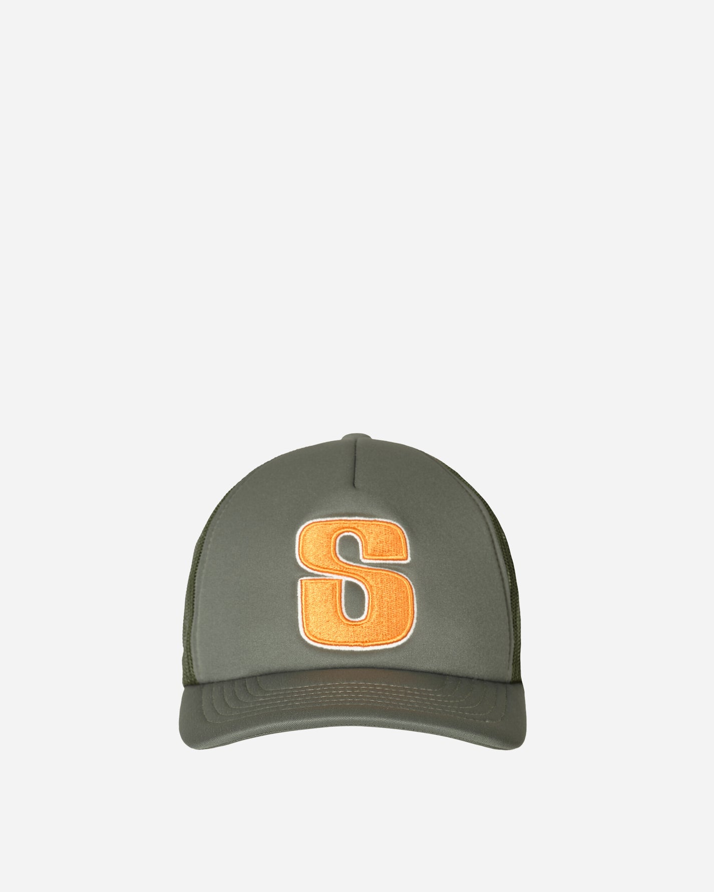 Stüssy Big S Trucker Cap Olive Hats Caps 1311132 0403