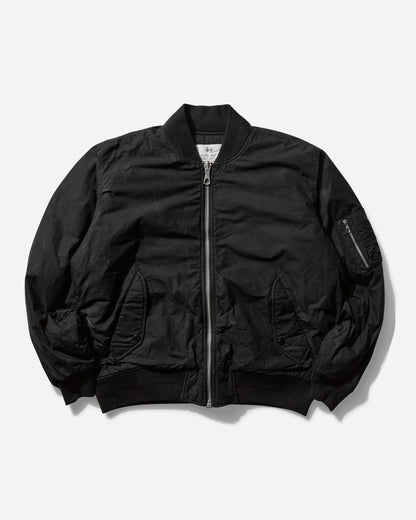 Stüssy Quilted Bomber Waxed Black Coats and Jackets Bomber Jackets 115803SJ 0001