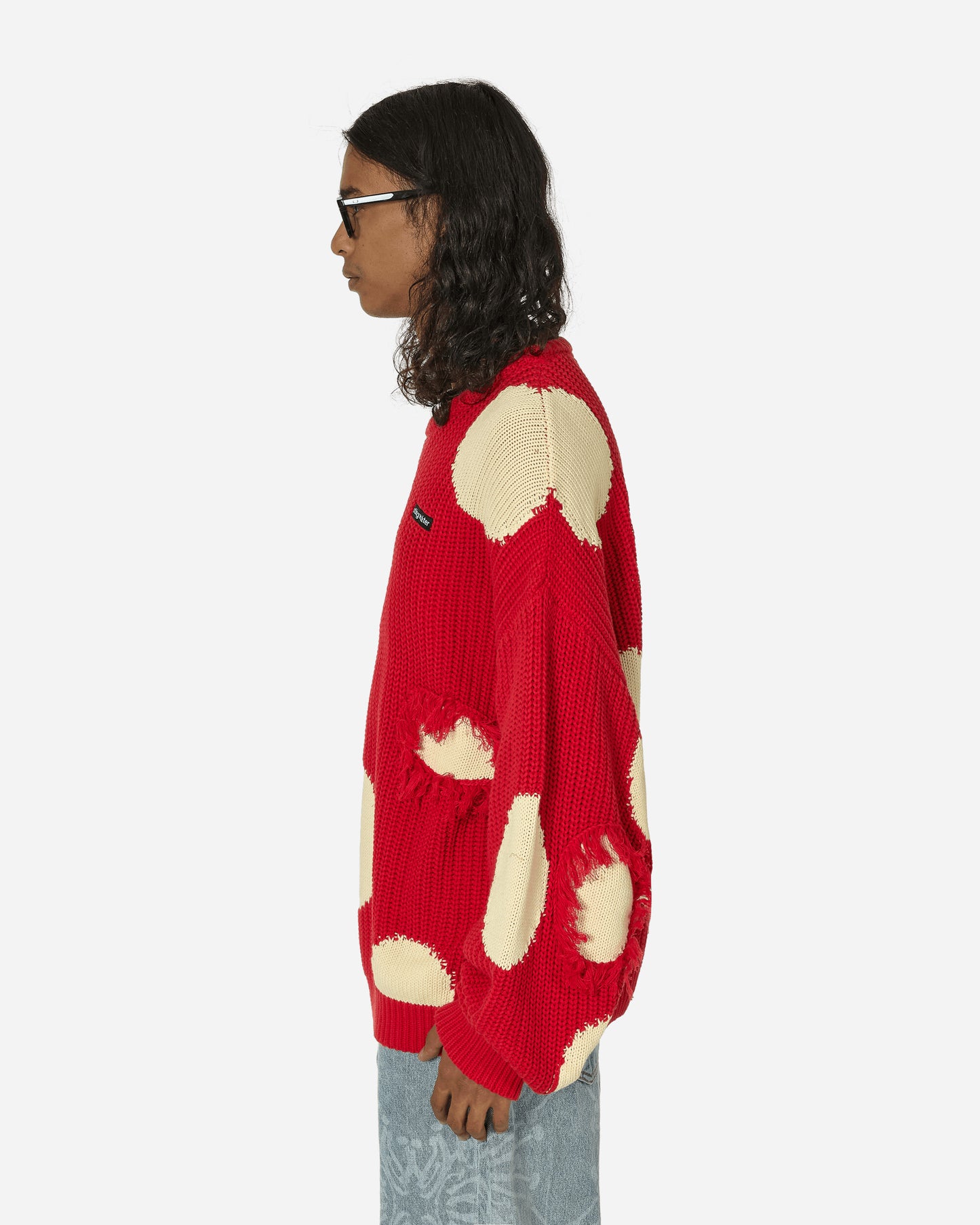 Stingwater Mashroom Knit Sweater Red Knitwears Sweaters MASHROOMKNIT RED