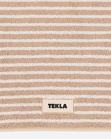 Tekla Bath Mat - Striped Ivory Stripes Textile Bath Towels BM-IVST-70x50 IVST