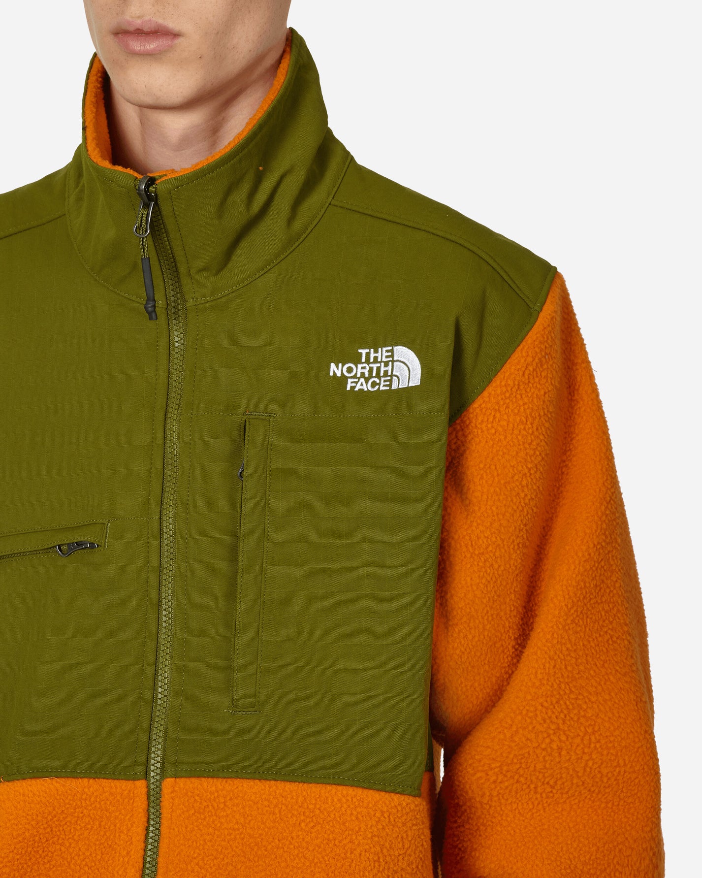 The North Face M Ripstop Denali Jacket Desert - Ripstop Pack Desert Sun/Forest Olive Coats and Jackets Fleece Jackets NF0A86ZU RO21