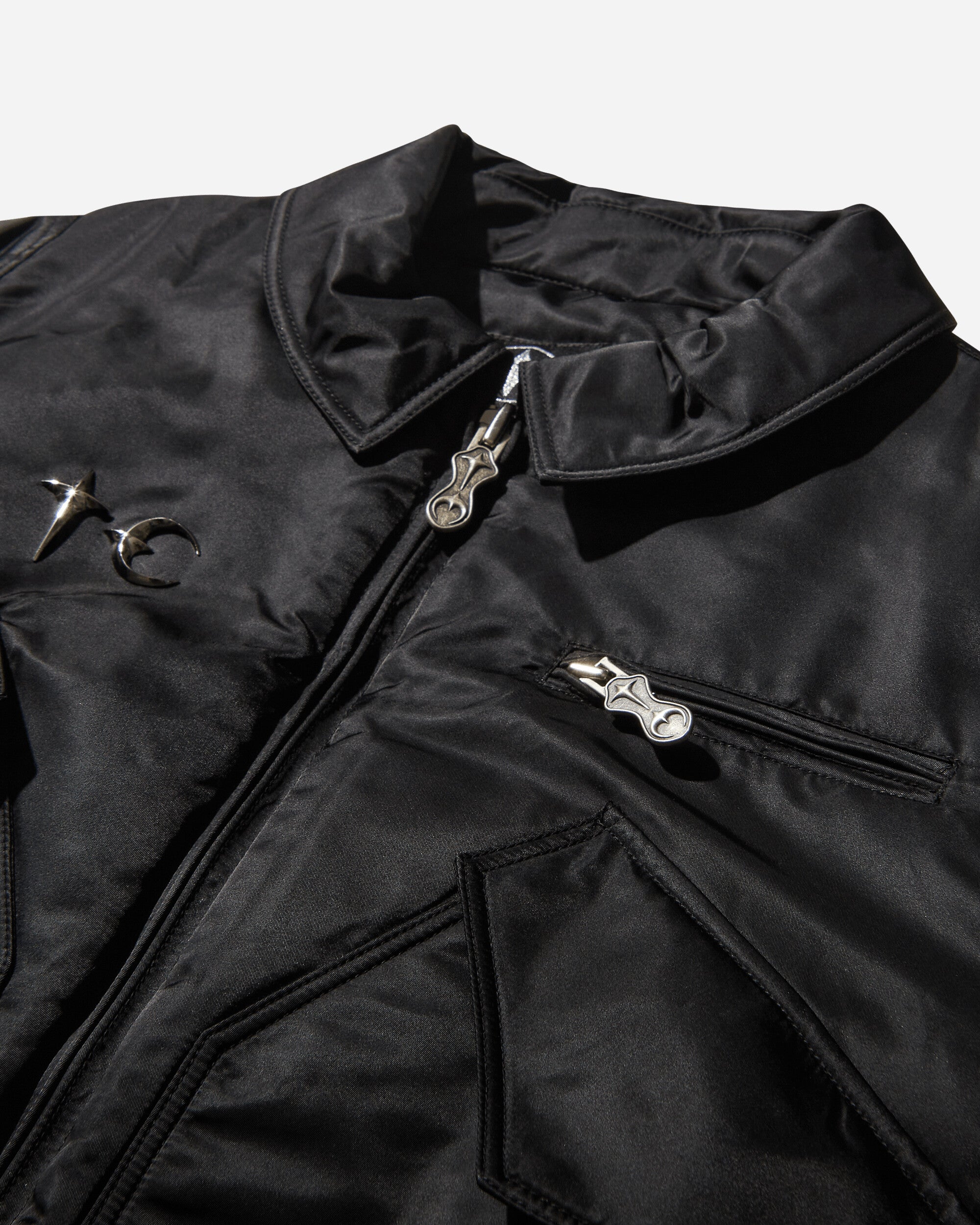 Thug Club A Wingless Bird Bomber Jacket Black Coats and Jackets Bomber Jackets TC24JP1201 BLACK