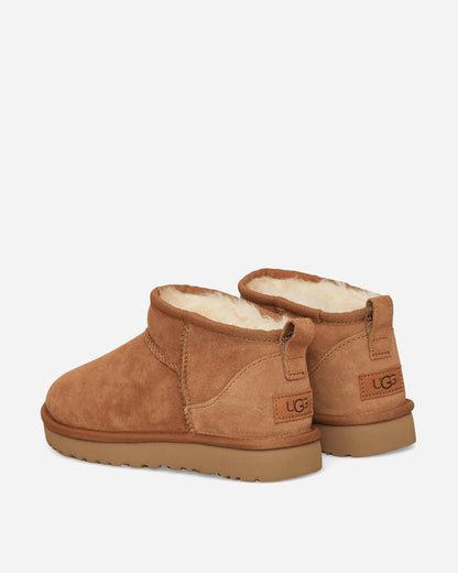 UGG Wmns W Classic Ultra Mini Chestnut Boots Mid Boot 1116109 CHE