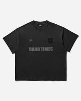 Umbro Hard Times T Shirt Washed Black T-Shirts Top UBMW0241JY57 BLK0020