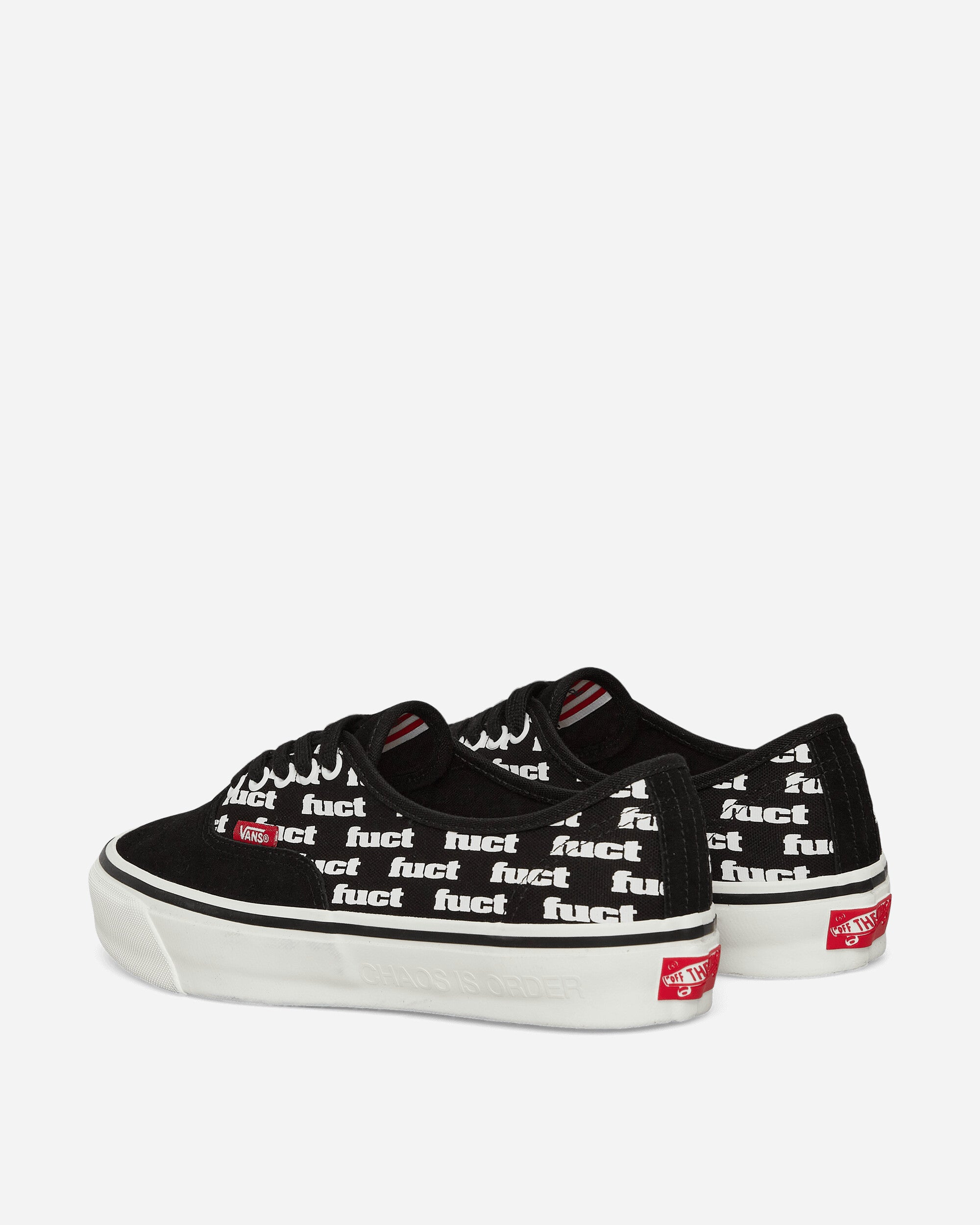 Vans Lx Authentic Reissue 44 X Fuct X Slam Jam Black/Black/Marshmallow Sneakers Low VN0007QZ