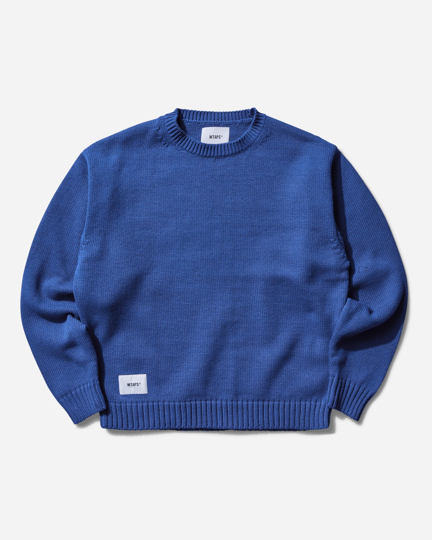 WTAPS Knit 04 Blue Knitwears Sweaters 242MADT-KNM04 002