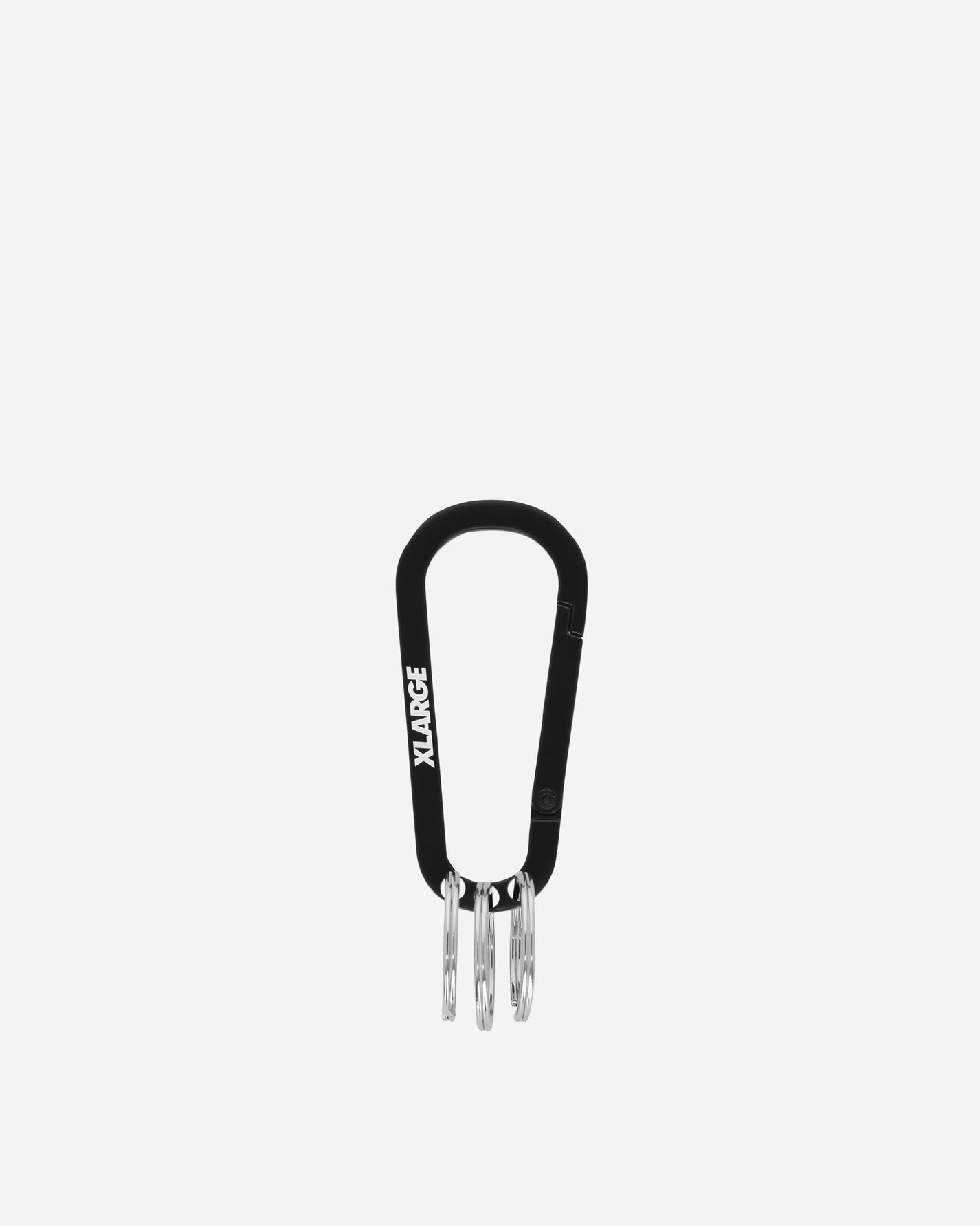 XLARGE Slanted Logo Keyring Carabiner Black Small Accessories Keychains 201251054006S 10