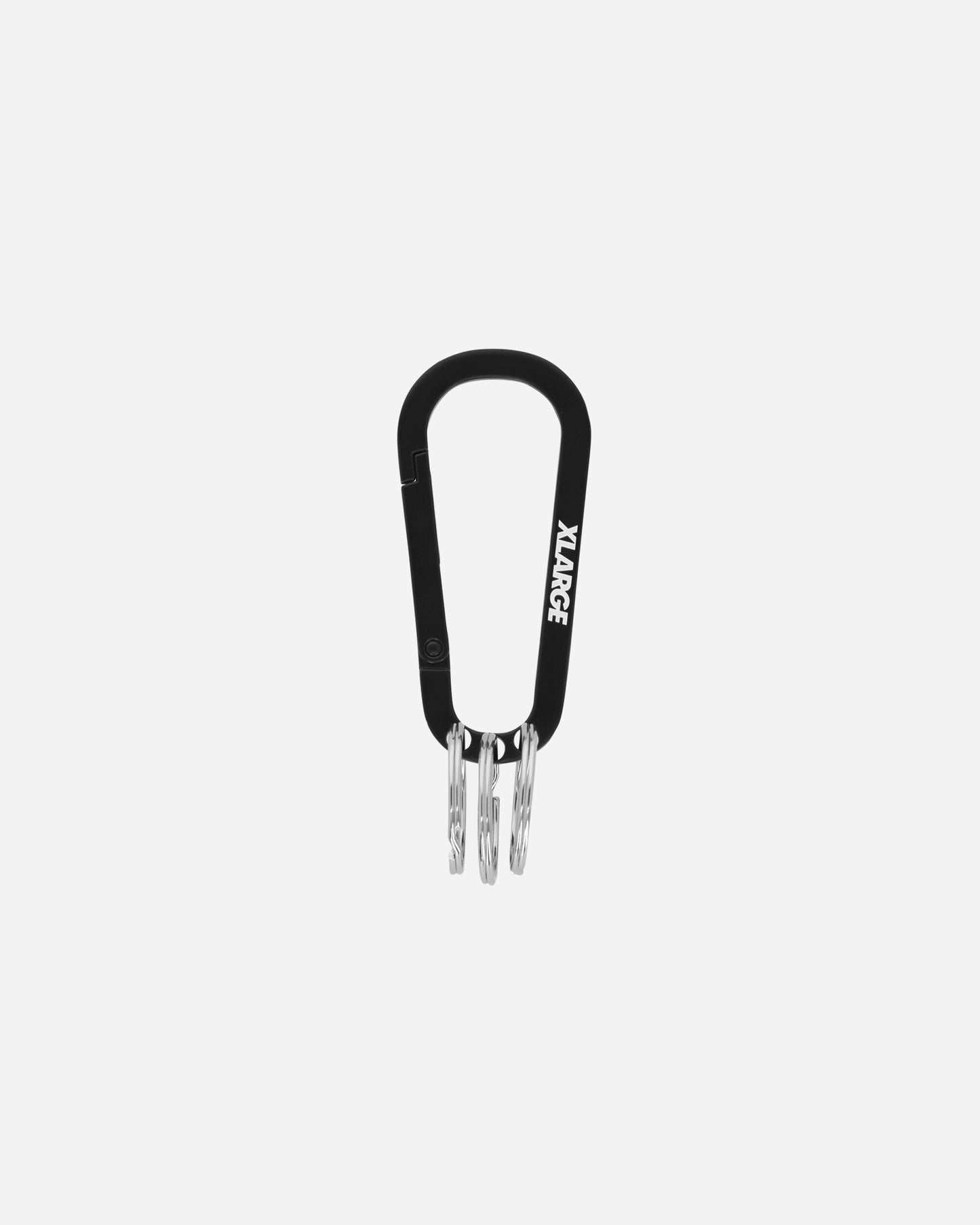 XLARGE Slanted Logo Keyring Carabiner Black Small Accessories Keychains 201251054006S 10