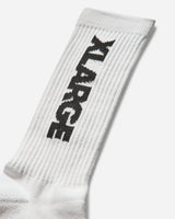 XLARGE Standard Logo Socks White Underwear Socks 201251054004S 0