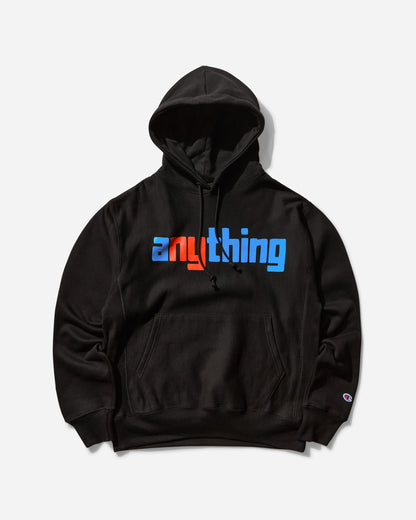 aNYthing Speedbal Logo Hoodie Black Sweatshirts Hoodies ANY-014 BLACK