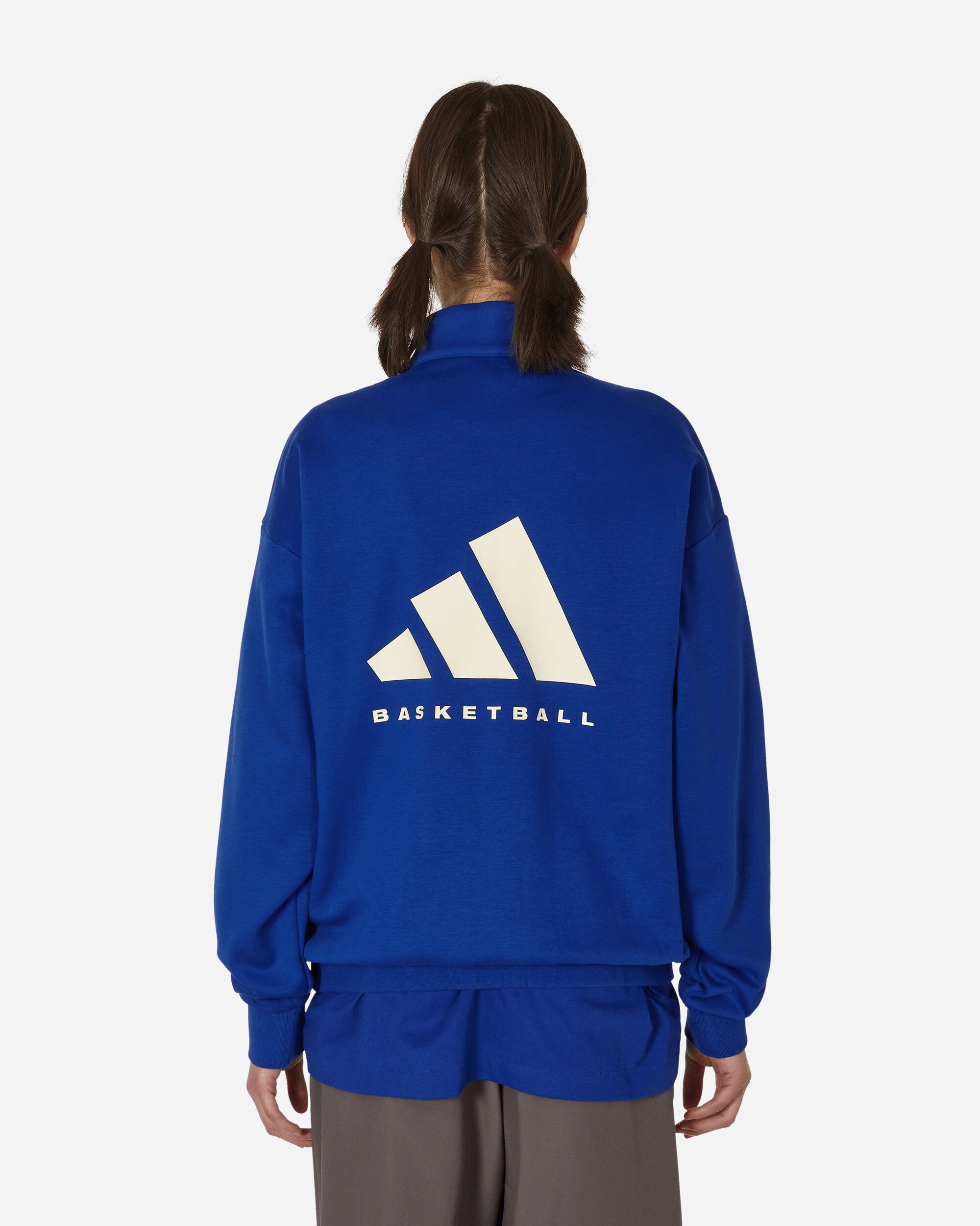 adidas Adi Bb 1/2 Zip Lucid Blue Sweatshirts Crewneck IW1624 001