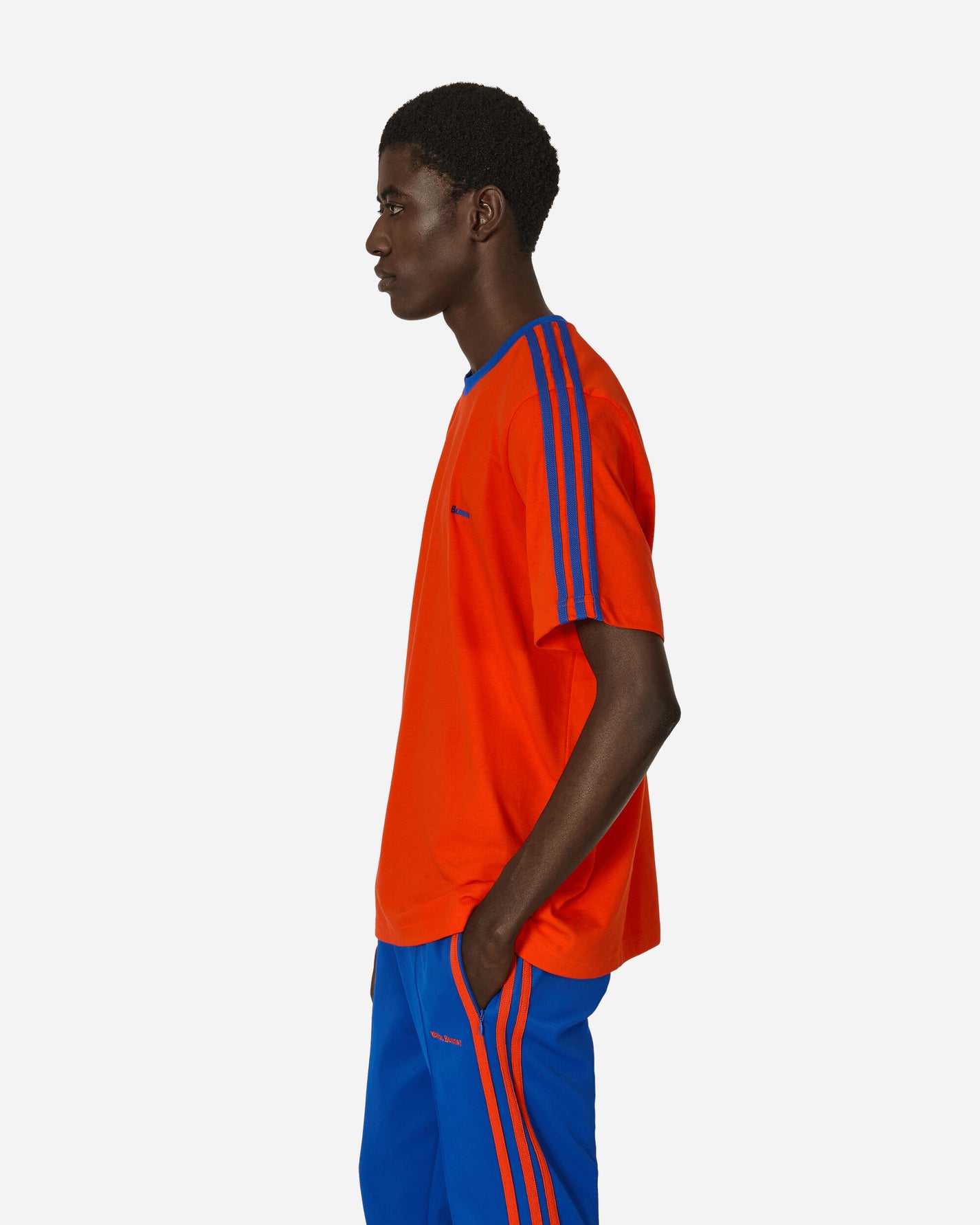 adidas Wb S/S Tee Bold Orange/Royal Blue T-Shirts Shortsleeve IZ1891