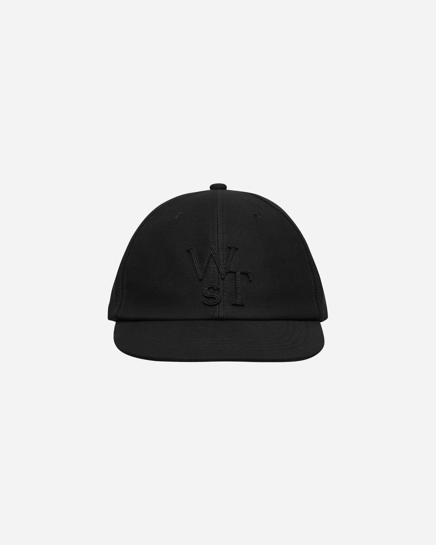 sacai Wtaps Cotton Back Satin Cap Black Hats Caps 25-0931S 001