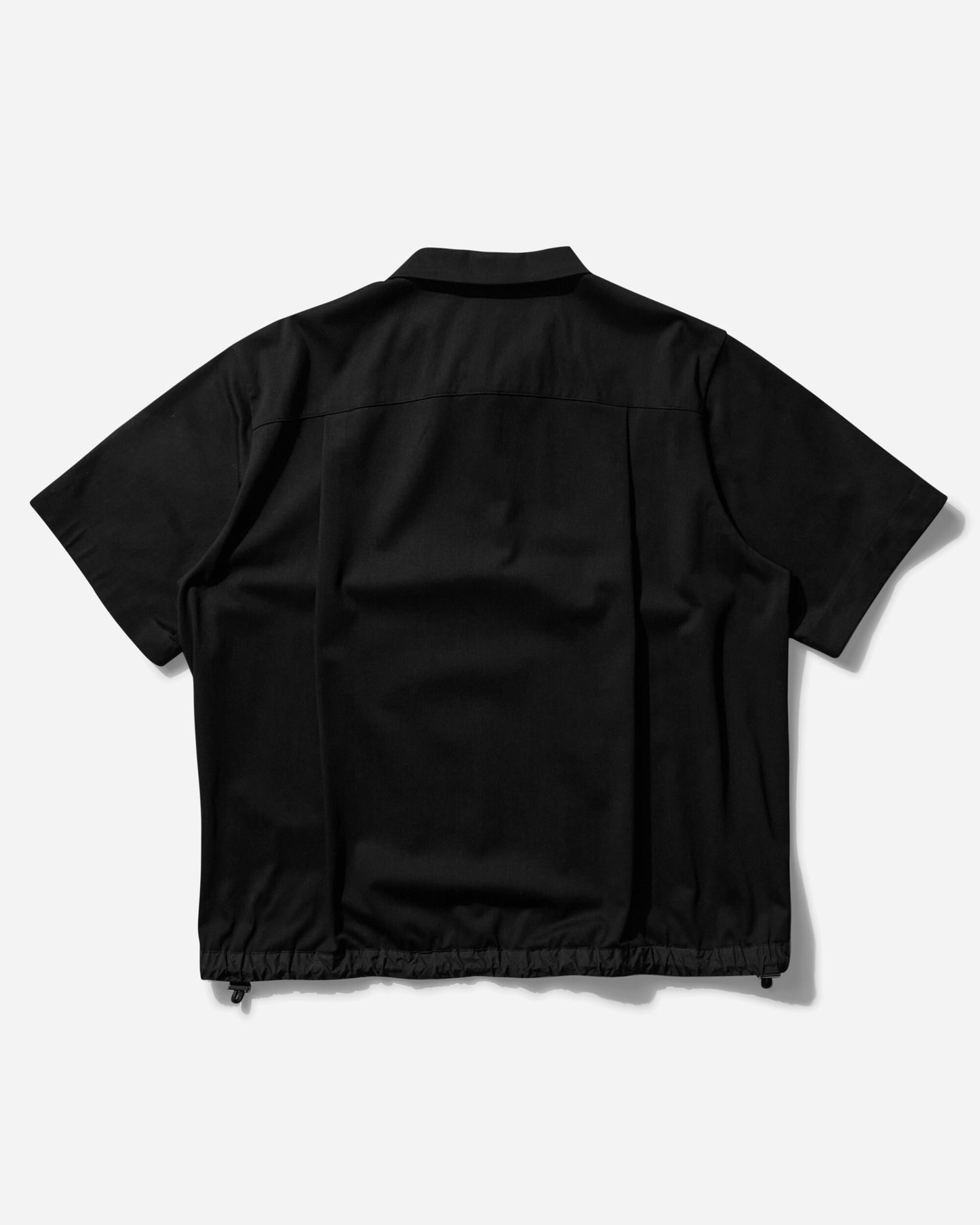 sacai Cotton Jersey Polo Shirt Black T-Shirts Polo 25-03691M 001