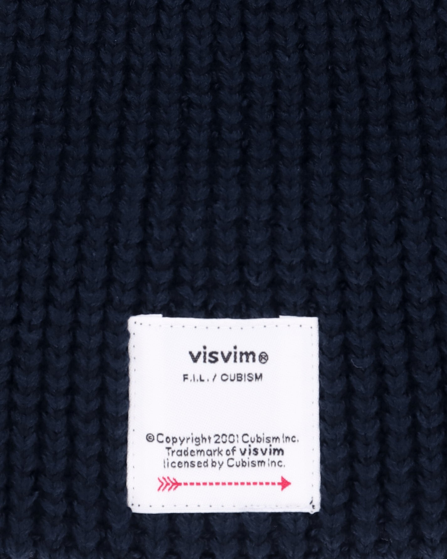 visvim Knit Beanie (Cotton) Navy Hats Beanies 0125103003008 2