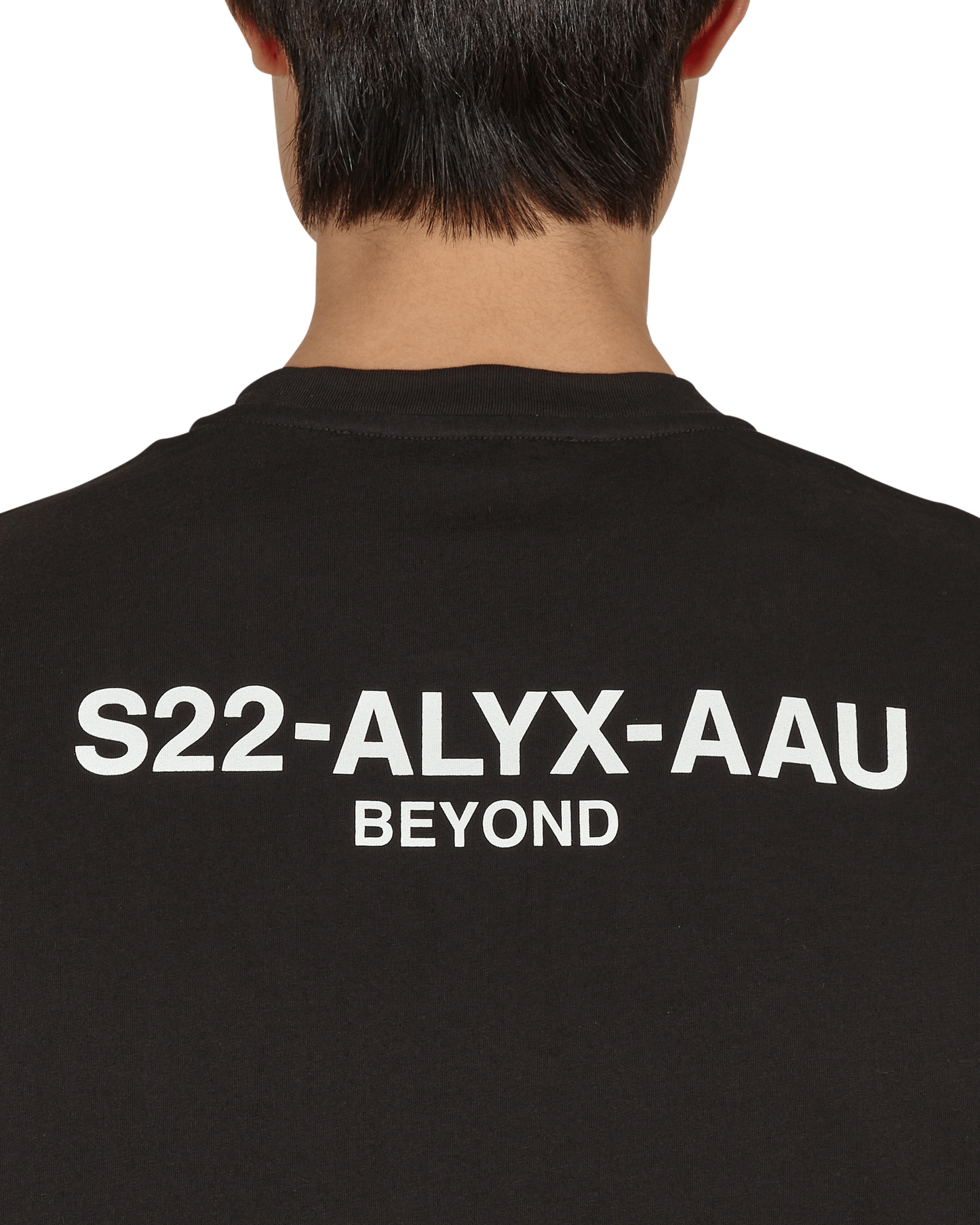 1017 Alyx 9SM Graphic Black T-Shirts Longsleeve AAUTS0261FA01 BLK0001