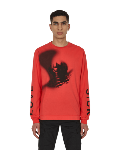 1017 Alyx 9SM Treated Infra Red T-Shirts Longsleeve AAMTS0267FA01 RED0005