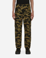 A Bathing Ape 1St Camo Relaxed Fit 6 Pocket Green Pants Trousers 1H80152017 GREEN