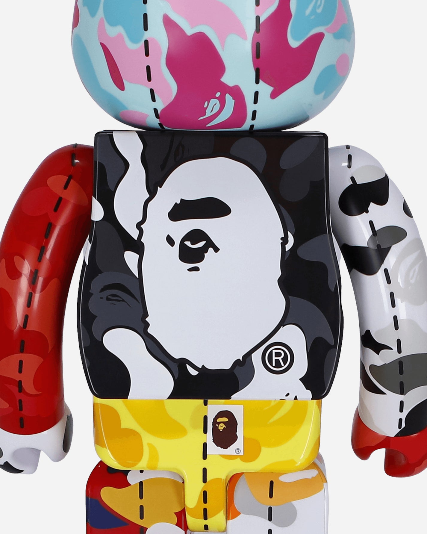 A Bathing Ape 28Th Anniversary Bearbrick Bape Camo 1000% Pink Homeware Toys 1H73182915 D