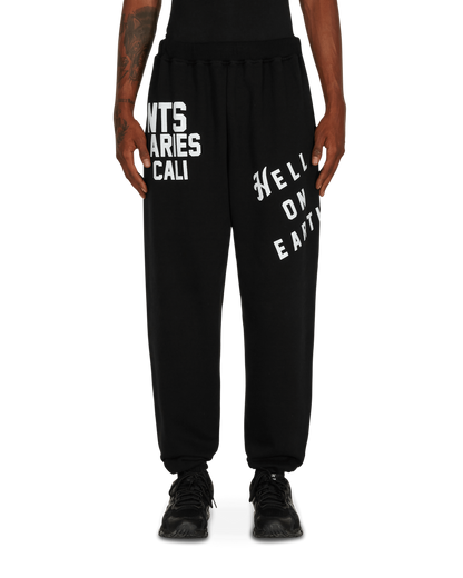 Aries Tutti Pazzi Sweatpant Black Pants Sweatpants NTAR30000 BLK